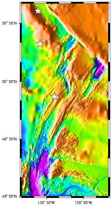 Explorer Ridge seismicity