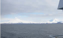 Image of Shishaldin Volcano.