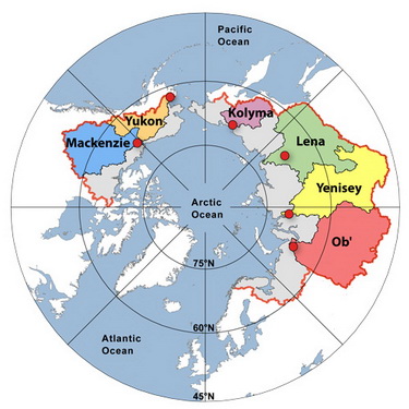 Arctic river basins