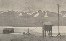 Observation station at Cap Thordsen during first IPY