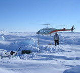 2005 North Pole Environmental Observatory Switchyard survey. Photo by Roger Andersen, NPEO 