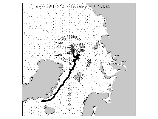 North Pole Station drift