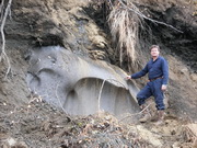 exposed permafrost 