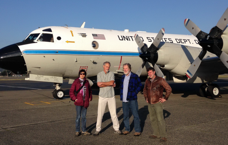 From left to right: Dr. Muyin Wang, Dr. Nick Bond, Dr. Jim Overland, and Dr. Kevin Wood