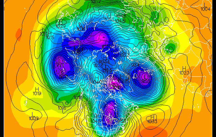 jet stream for January 6, 2014.