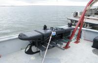 Arctic wave glider:  pre deployment, Prudhoe Bay, AK, 31JUL2011