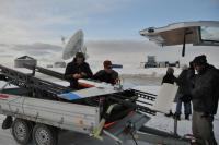 The Manta on the launcher.  Photo Credit: Tom Grydeland/NORUT