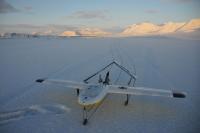 The Mantas have completed 9 flights so far this field season, totaling 10 hours of flying and measurement time.  Photo Credit: Tom Grydeland/NORUT