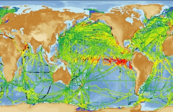 SOCAT fCO2 map