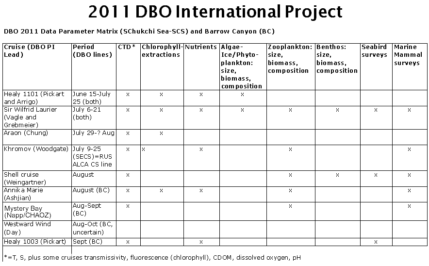 2011 DBO International Project