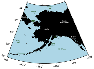 Research areas map