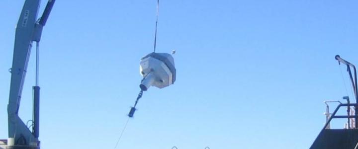 PICO buoy being deployed