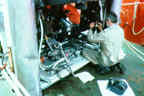 image of installing scoop on ROV