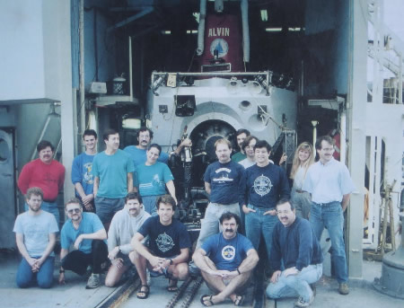 1991 Alvin expedition group photo