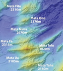 Location map of the North Matas