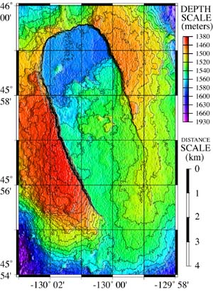 bathymetric map