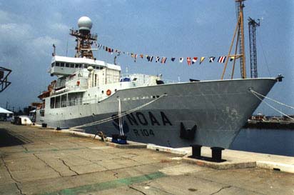 photo of NOAA Ship Ron Brown at the dock