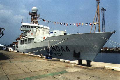 photo of NOAA Ship Ron Brown at the dock
