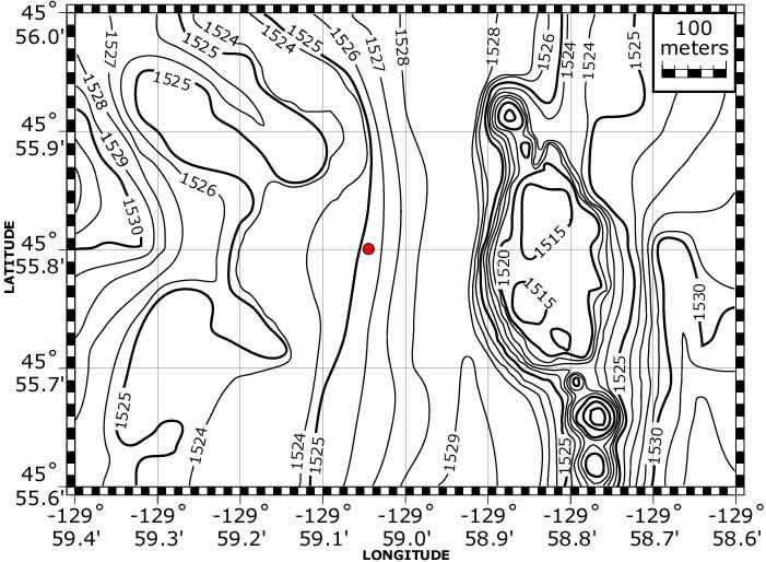 bathy location map