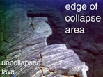 photo of edge of collapse