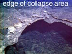photo of edge of collapse