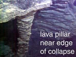 photo of lava pillar