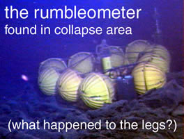 photo of rumbleometer found in collapse area