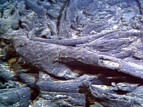 photo of jumbled lava