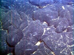 photo of lobate lava