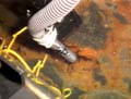 image of suction sampler underwater