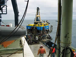 ROV Jason launch from Atlantis