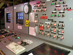 Engine room control panel