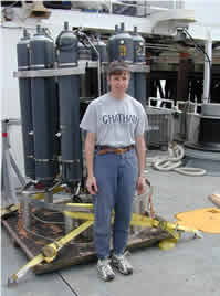 image of Missy and CTD instrument