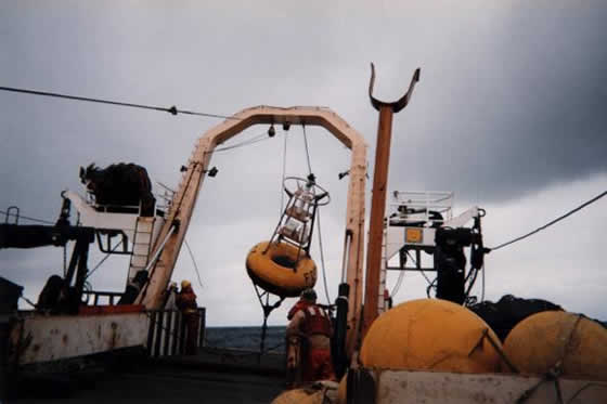 FOCI buoy deployment in the Bering Sea