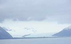 Image of Bear Glacier on Resurrection Bay near Seward, Alaska.