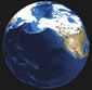 Image of the northern hemisphere globe, from NASA's WorldWind software.