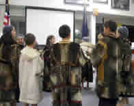 Aleut dancers on St. Paul Island