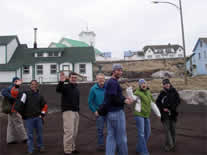 The departing scientists - going home after Leg 1 of cruise