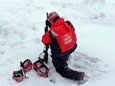 Coast Guard polar bear watch during on-ice operations.