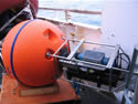 TAPS-8 instrument and float from Mooring 2, Bering Sea, Alaska