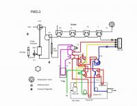 Schematic diagram of CFC/SF6 analytical system