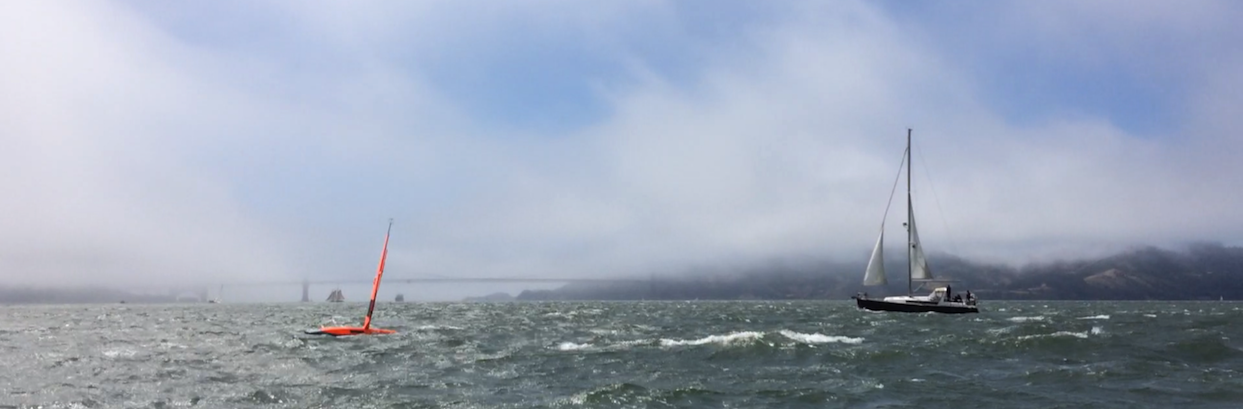 Saildrone in San Francisco Bay Spring 2017