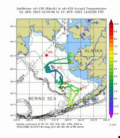 water temperature map