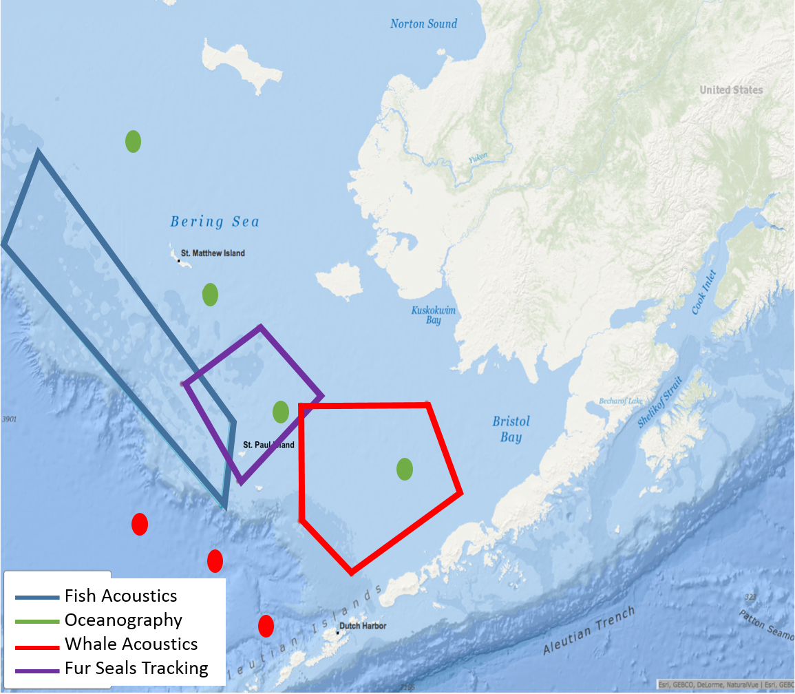 2016 Saildrone Mission Map