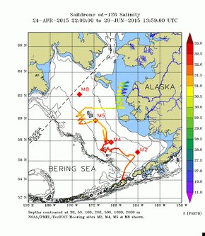 salinty map of just sd-126