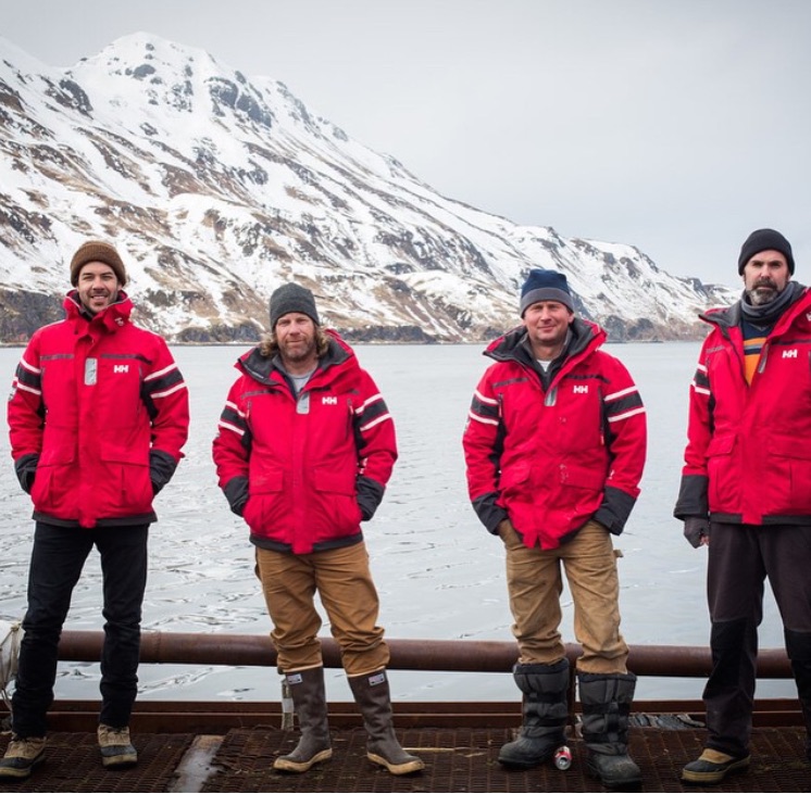 Team Saildrone in Dutch Harbor, AK. Photo courtesy of Saildrone Instagram.