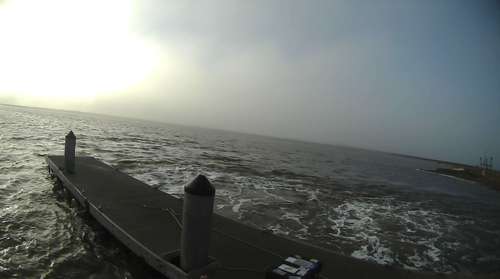 A dock in Barrow, AK