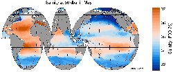 MIMOC Salinity in 50 dbar in May