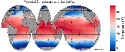 MIMOC Potential Temperature in 0 dbar in May