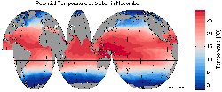 MIMOC Potential Temperature in 0 dbar in November